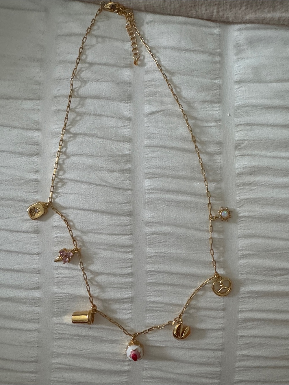 Anthropology Snack Charm Necklace